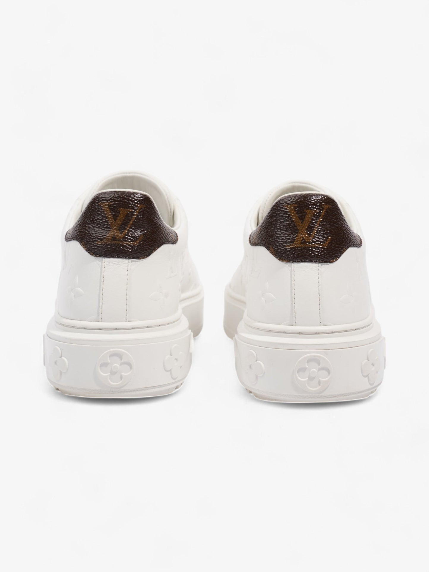 Louis Vuitton Time Out Sneakers White  / Monogram Leather EU 37 UK 4