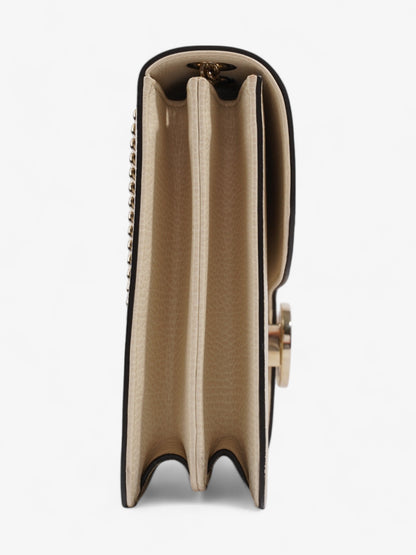 Gucci Dollar Interlocking G Ivory Calfskin Leather Medium