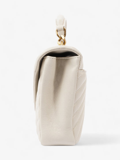 Saint Laurent College Medium Cream Leather