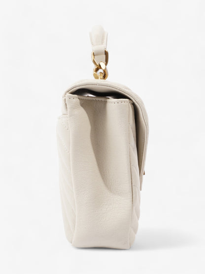 Saint Laurent College Medium Cream Leather