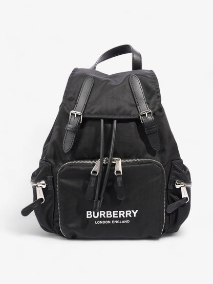 Burberry Rucksack Backpack Black Nylon Medium