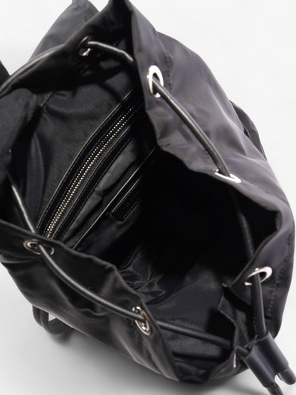 Burberry Rucksack Backpack Black Nylon Medium