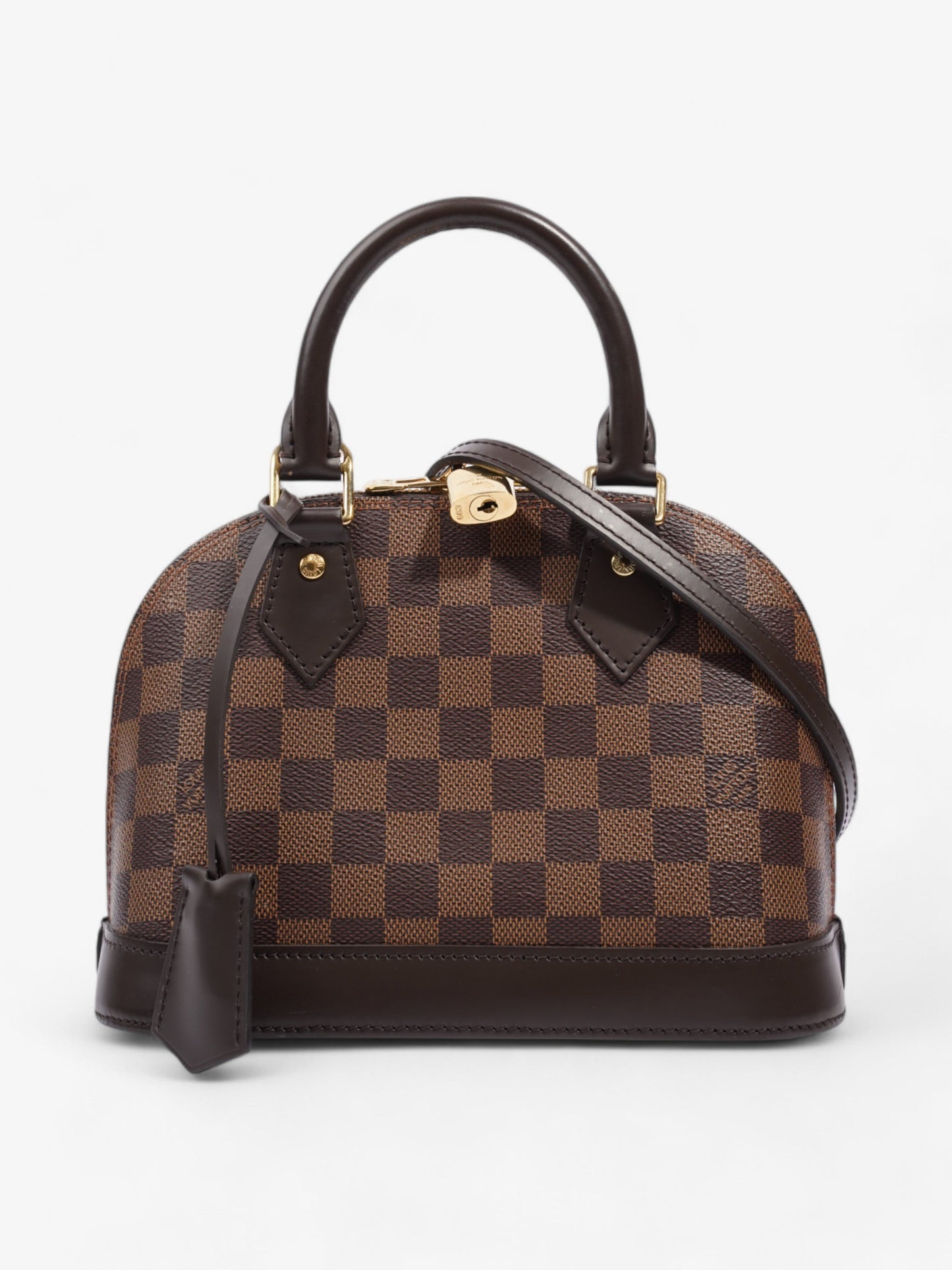 Louis Vuitton Alma Damier Ebene Coated Canvas BB