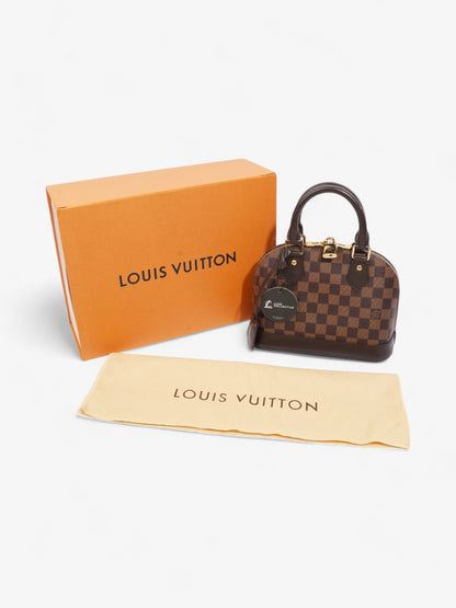 Louis Vuitton Alma Damier Ebene Coated Canvas BB