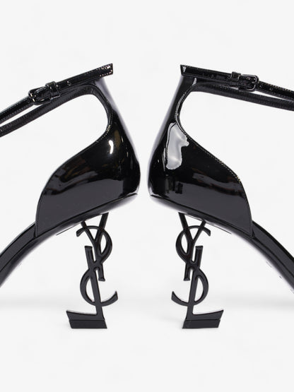 Saint Laurent Opyum 85 75mm Black Patent Leather EU 38.5 UK 5.5