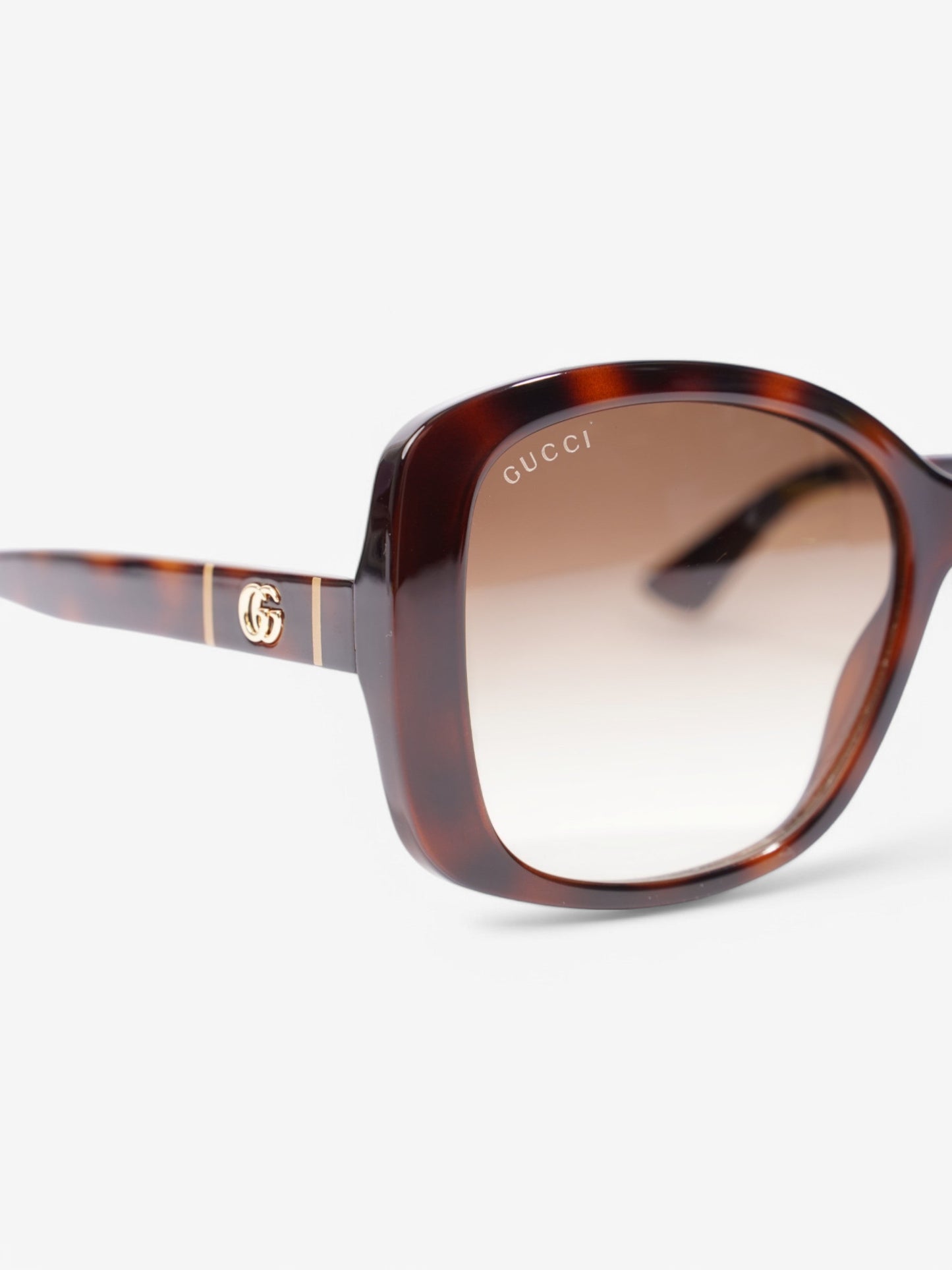 Gucci GG Sunglasses Tortoise  / Gold Acetate 145mm
