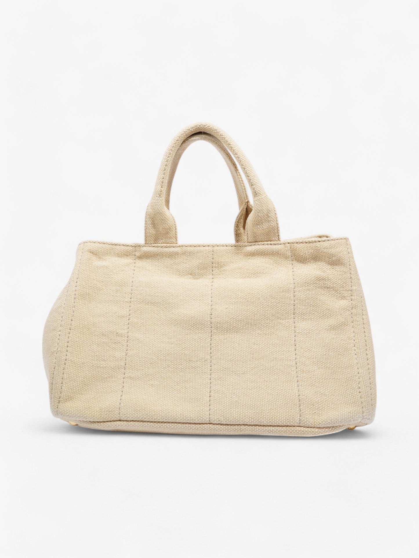 Prada Canapa Tote Cream Canvas Large