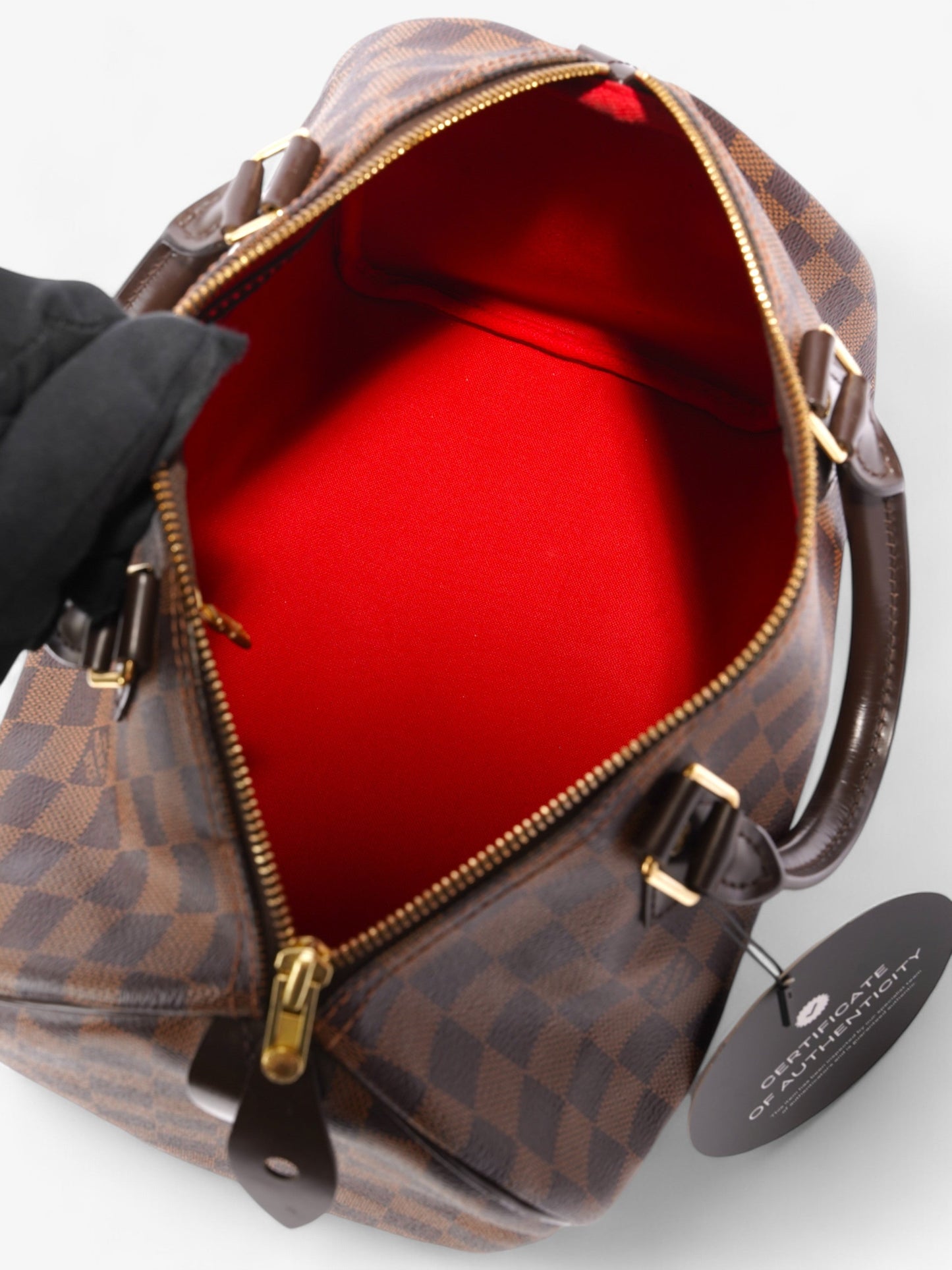 Louis Vuitton Speedy Damier Ebene Coated Canvas 30