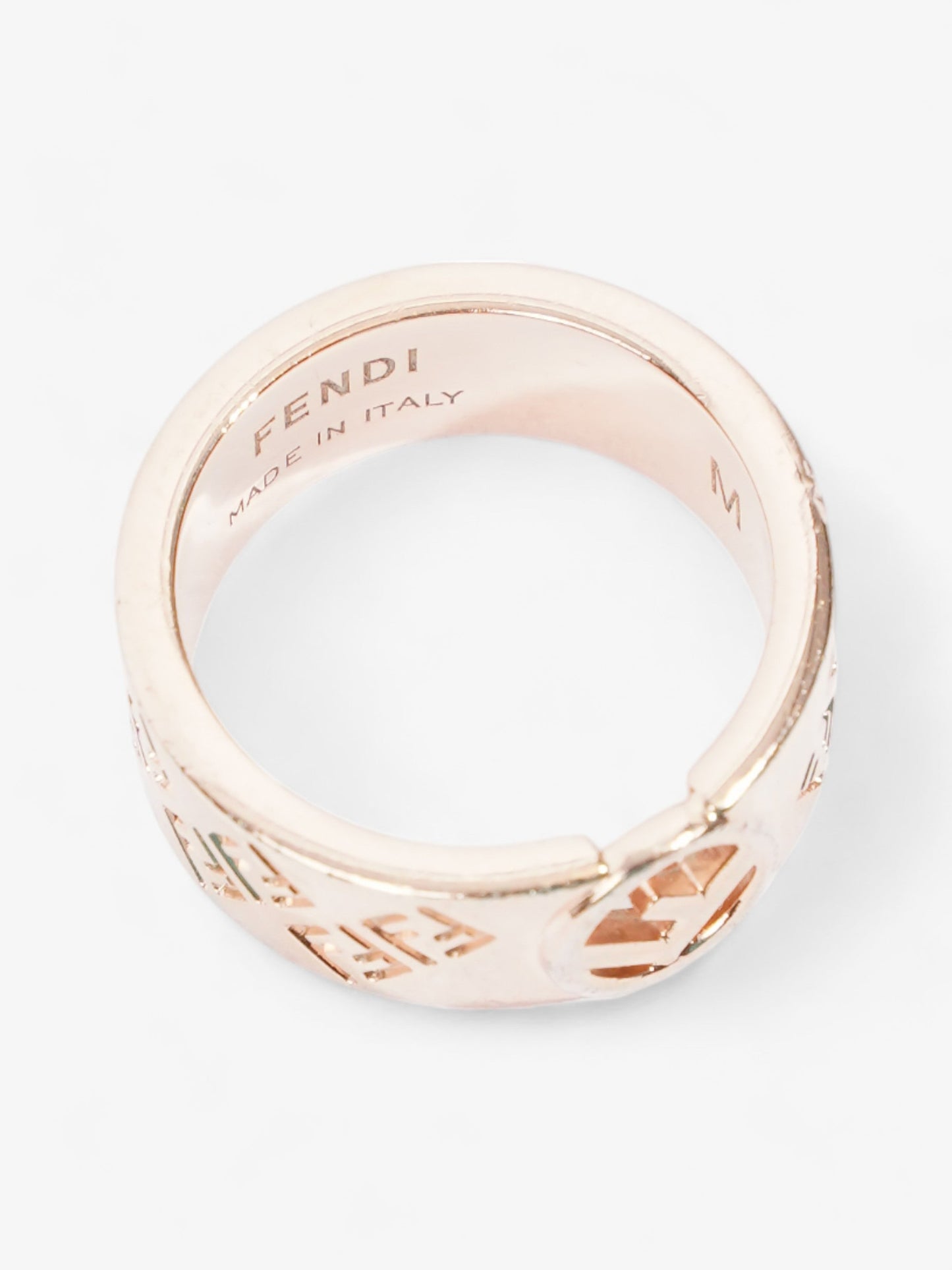 Fendi FF Ring Rose Gold Base Metal M