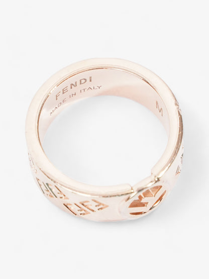 Fendi FF Ring Rose Gold Base Metal M