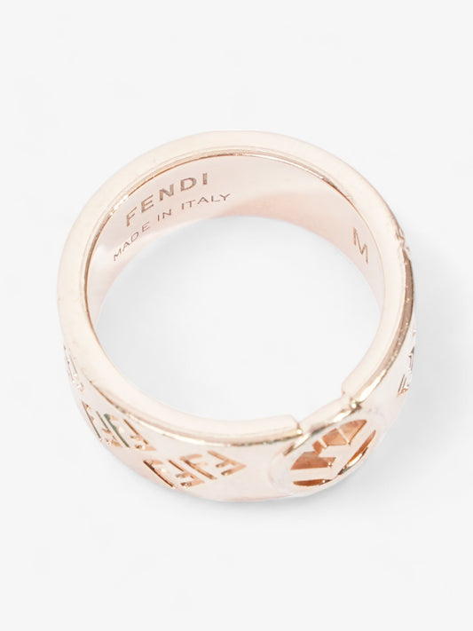 Fendi FF Ring Rose Gold Base Metal M