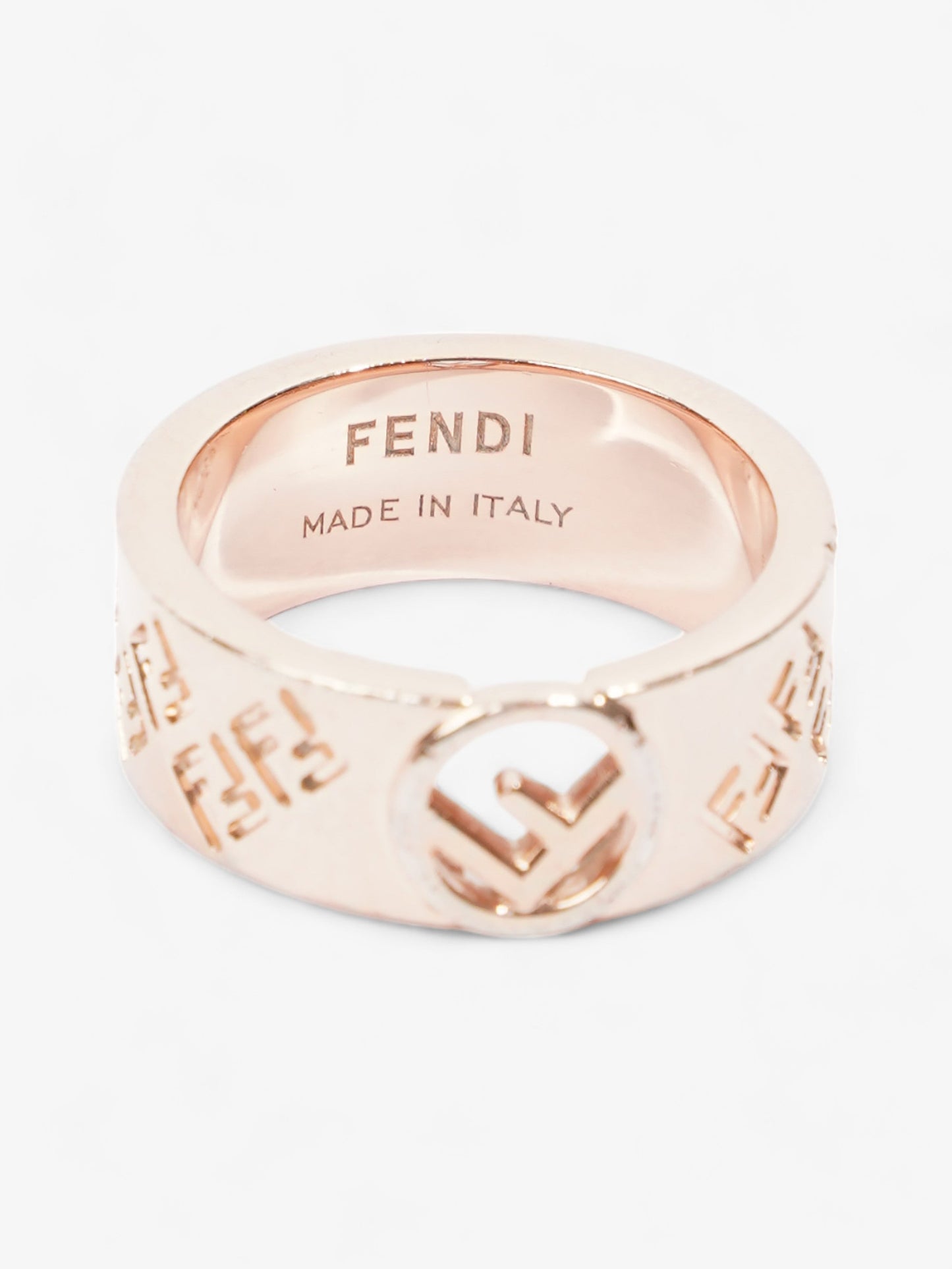 Fendi FF Ring Rose Gold Base Metal M