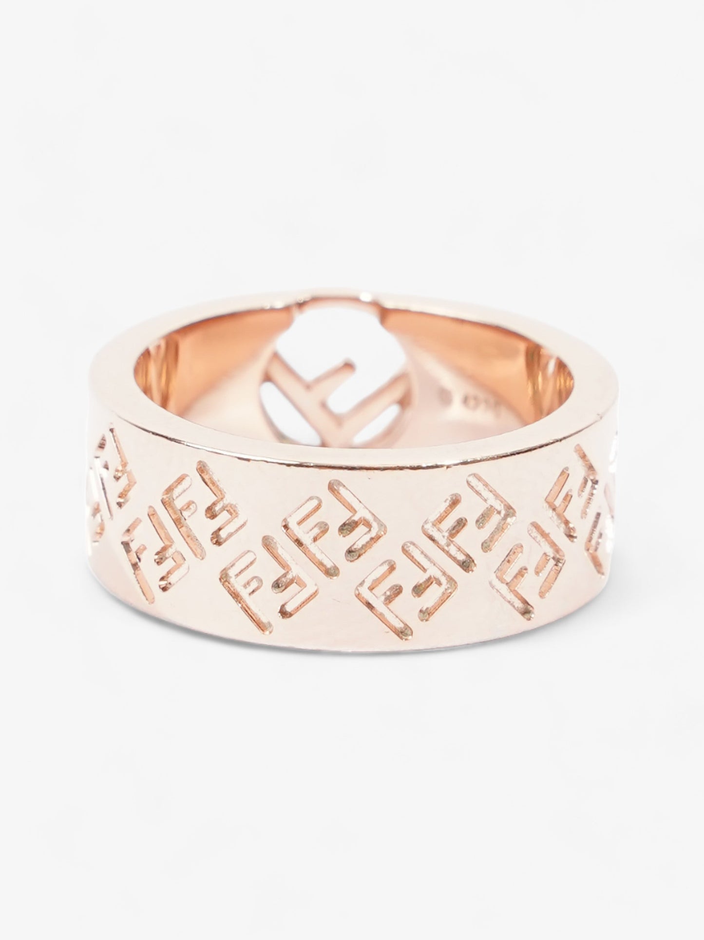 Fendi FF Ring Rose Gold Base Metal M