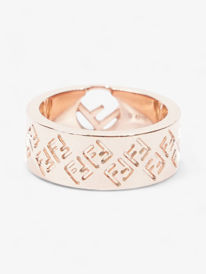 Fendi FF Ring Rose Gold Base Metal M