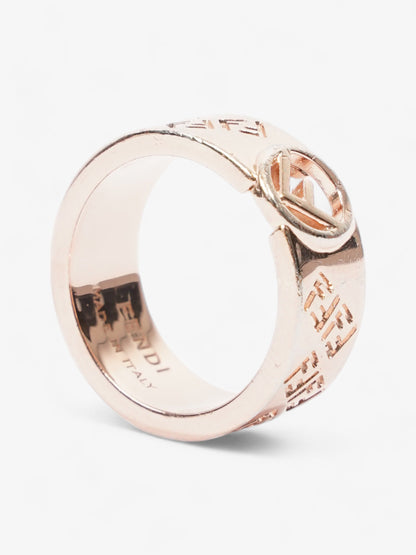 Fendi FF Ring Rose Gold Base Metal M