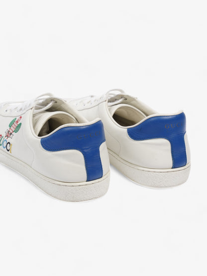 Gucci Ace Sneakers with Tennis White / Blue Leather EU 44 UK 10