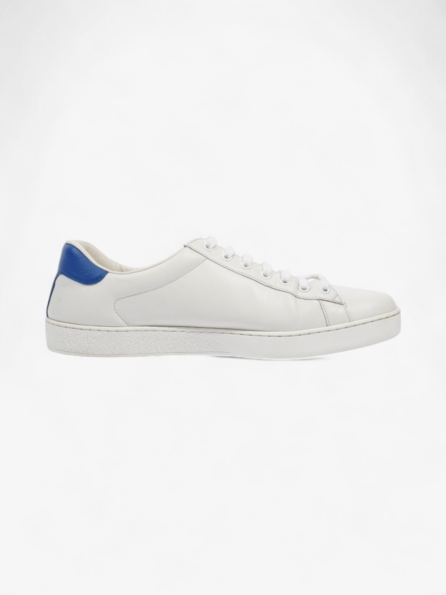 Gucci Ace Sneakers with Tennis White / Blue Leather EU 44 UK 10