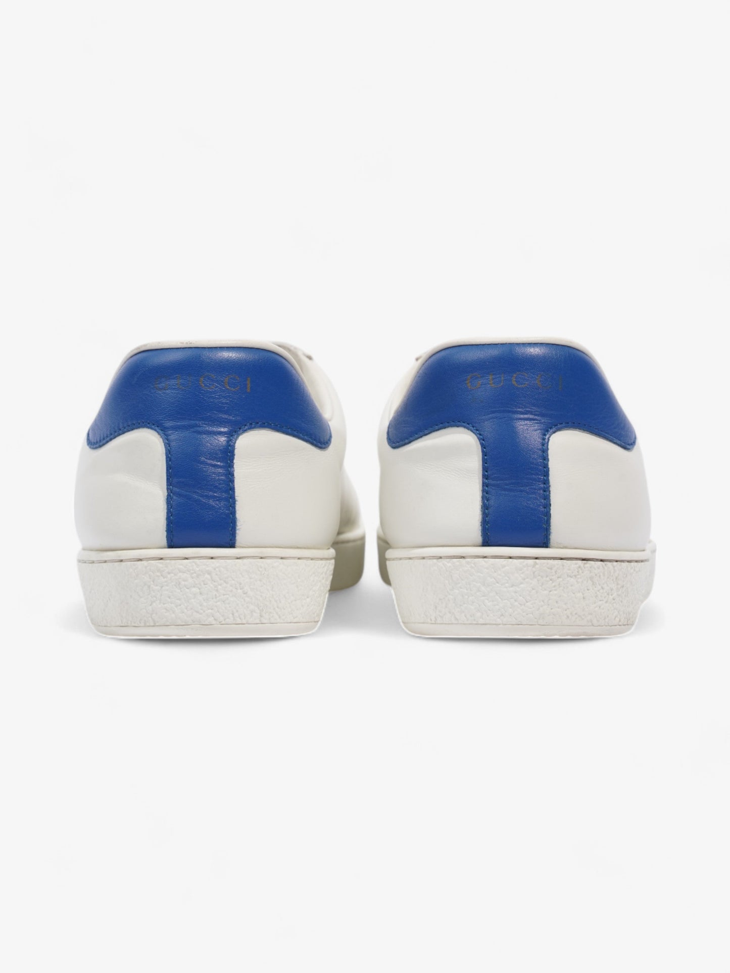 Gucci Ace Sneakers with Tennis White / Blue Leather EU 44 UK 10