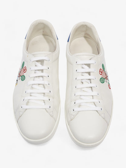 Gucci Ace Sneakers with Tennis White / Blue Leather EU 44 UK 10