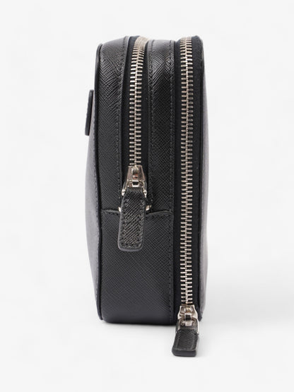 Prada Zipped Clutch Black Saffiano Leather