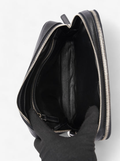 Prada Zipped Clutch Black Saffiano Leather