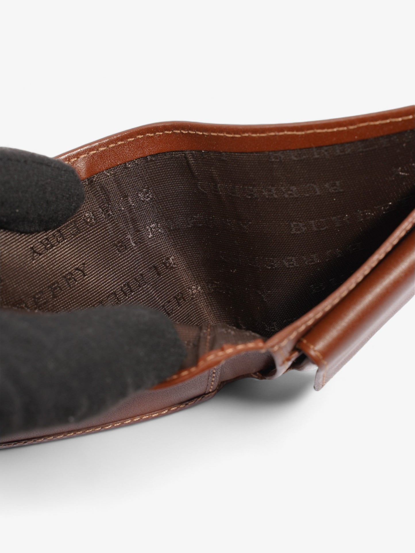 Burberry Bifold Wallet Haymarket Check Coated Canvas
