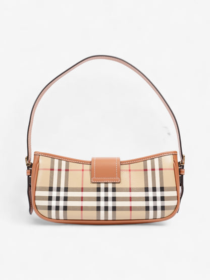 Burberry Sling Bag Vintage Check Polyurethane