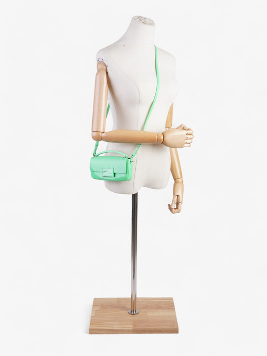 Fendi Phone Baguette Edamame Calfskin Leather