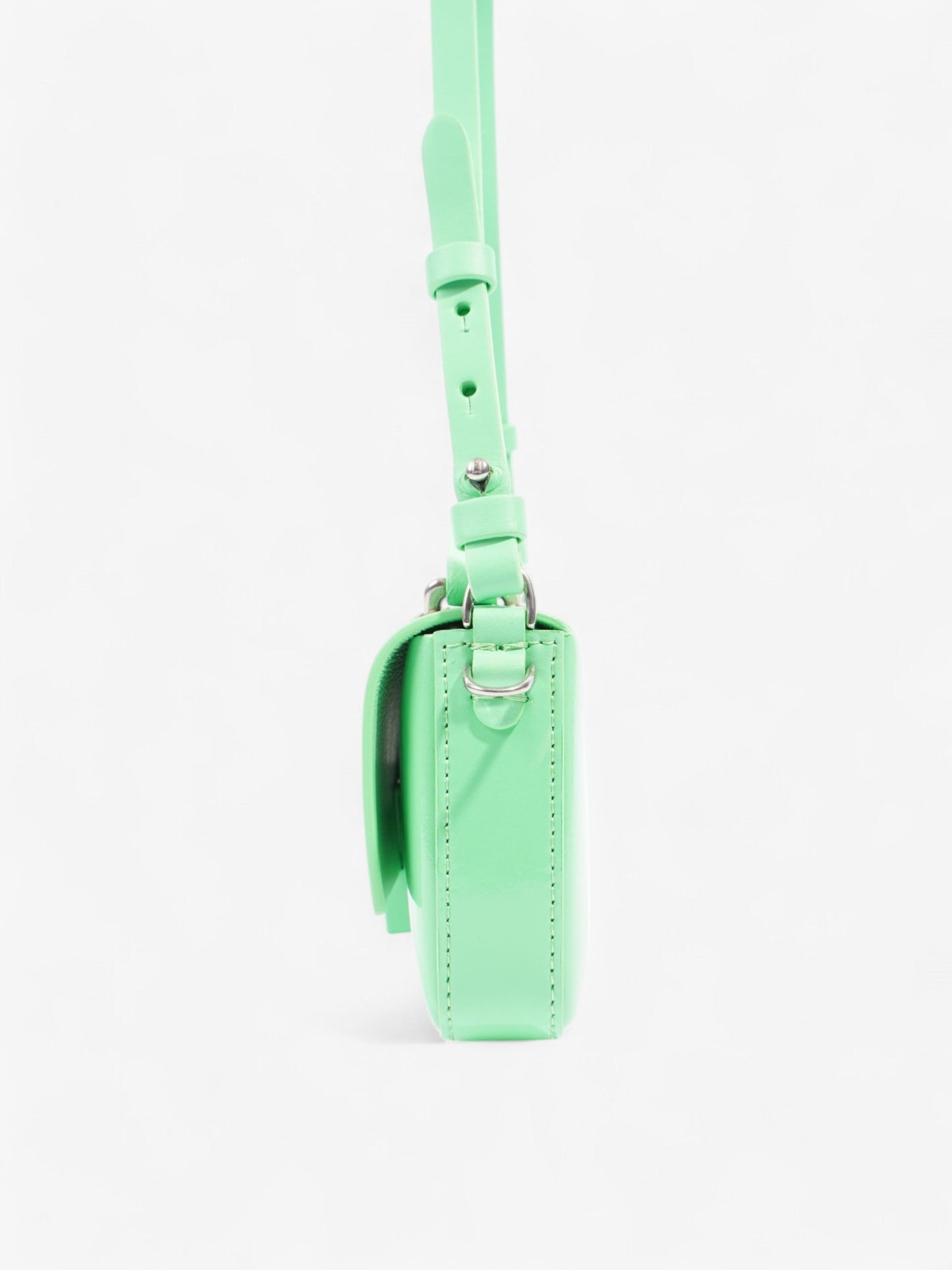 Fendi Phone Baguette Edamame Calfskin Leather