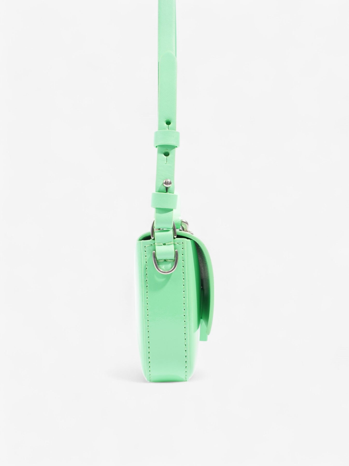 Fendi Phone Baguette Edamame Calfskin Leather