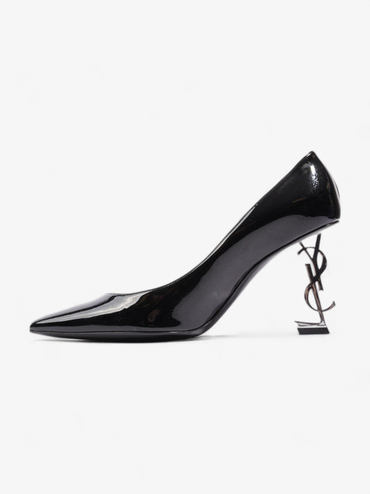 Saint Laurent Opyum Heels 85cm Black Patent Leather EU 39 UK 6
