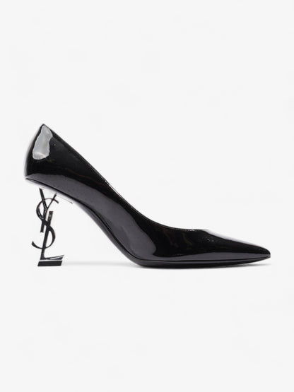 Saint Laurent Opyum Heels 85cm Black Patent Leather EU 39 UK 6