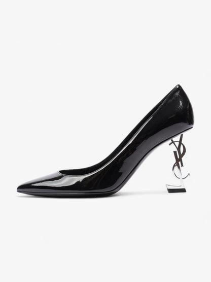 Saint Laurent Opyum Heels 85cm Black Patent Leather EU 39 UK 6