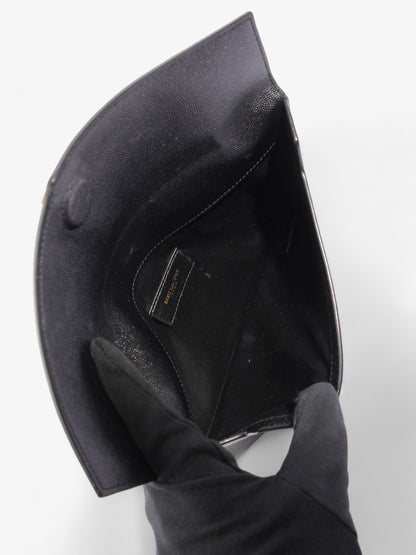 Saint Laurent Uptown Pouch Black Calfskin Leather