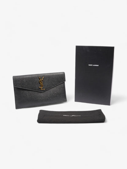 Saint Laurent Uptown Pouch Black Calfskin Leather