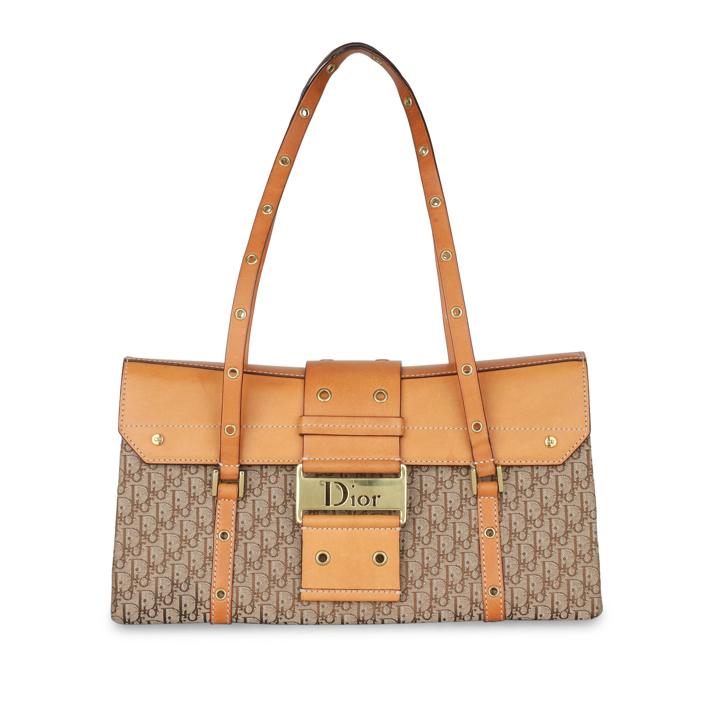 Christian Dior Vintage Oblique Shoulder Bag
