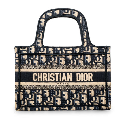 Christian Dior Mini Book Tote - Oblique Canvas