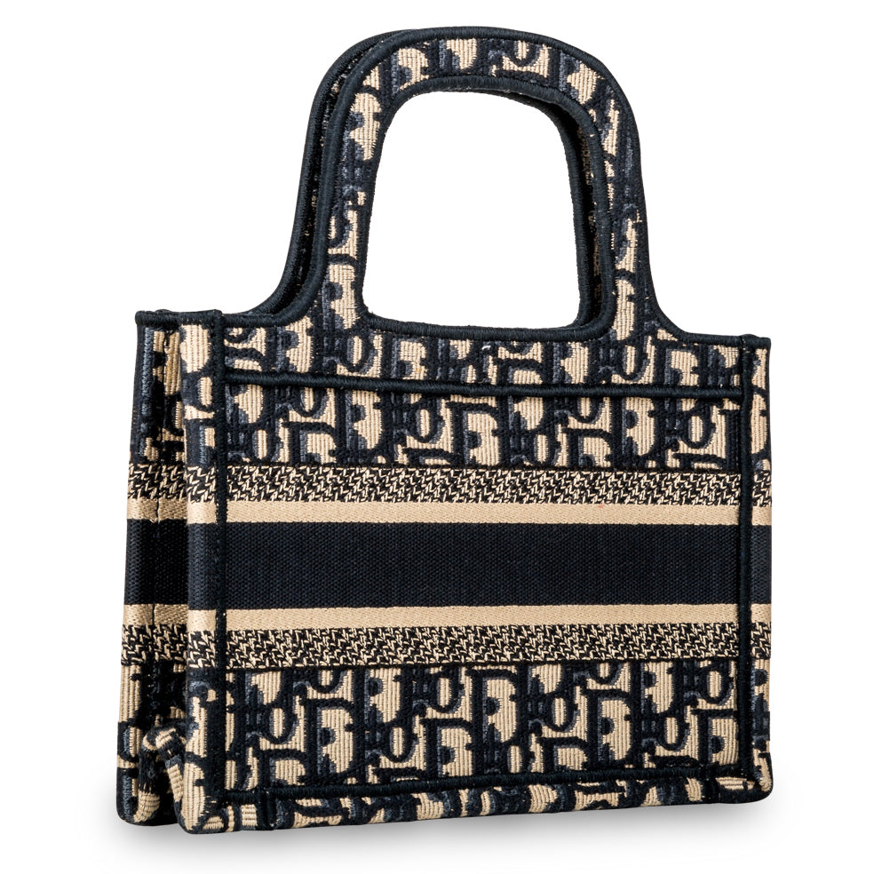 Christian Dior Mini Book Tote - Oblique Canvas