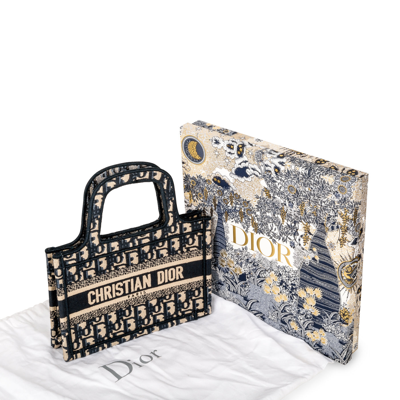 Christian Dior Mini Book Tote - Oblique Canvas