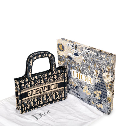Christian Dior Mini Book Tote - Oblique Canvas