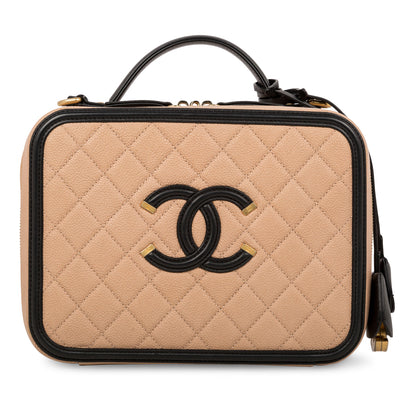 Chanel Large CC Filigree Vanity Case