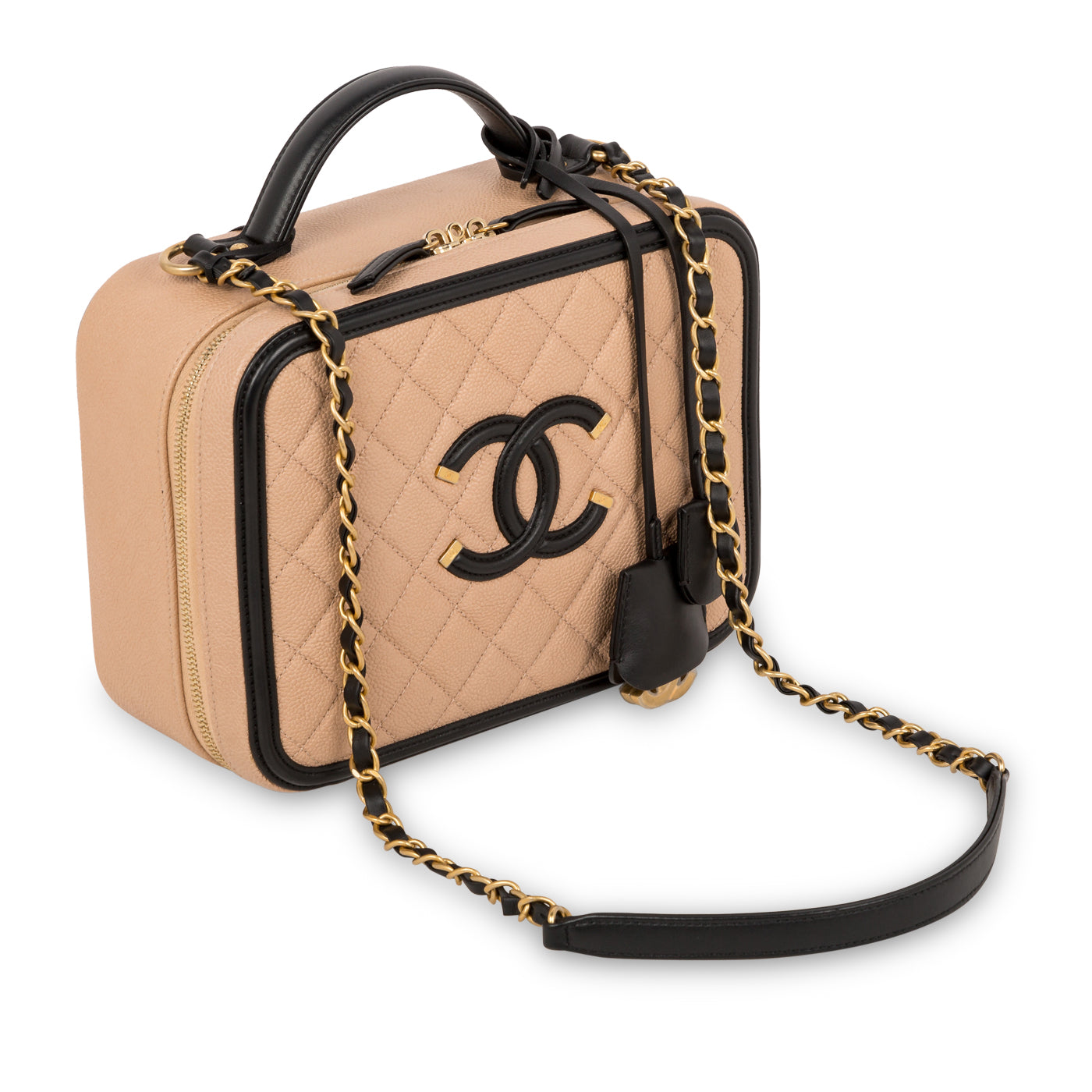 Chanel Large CC Filigree Vanity Case