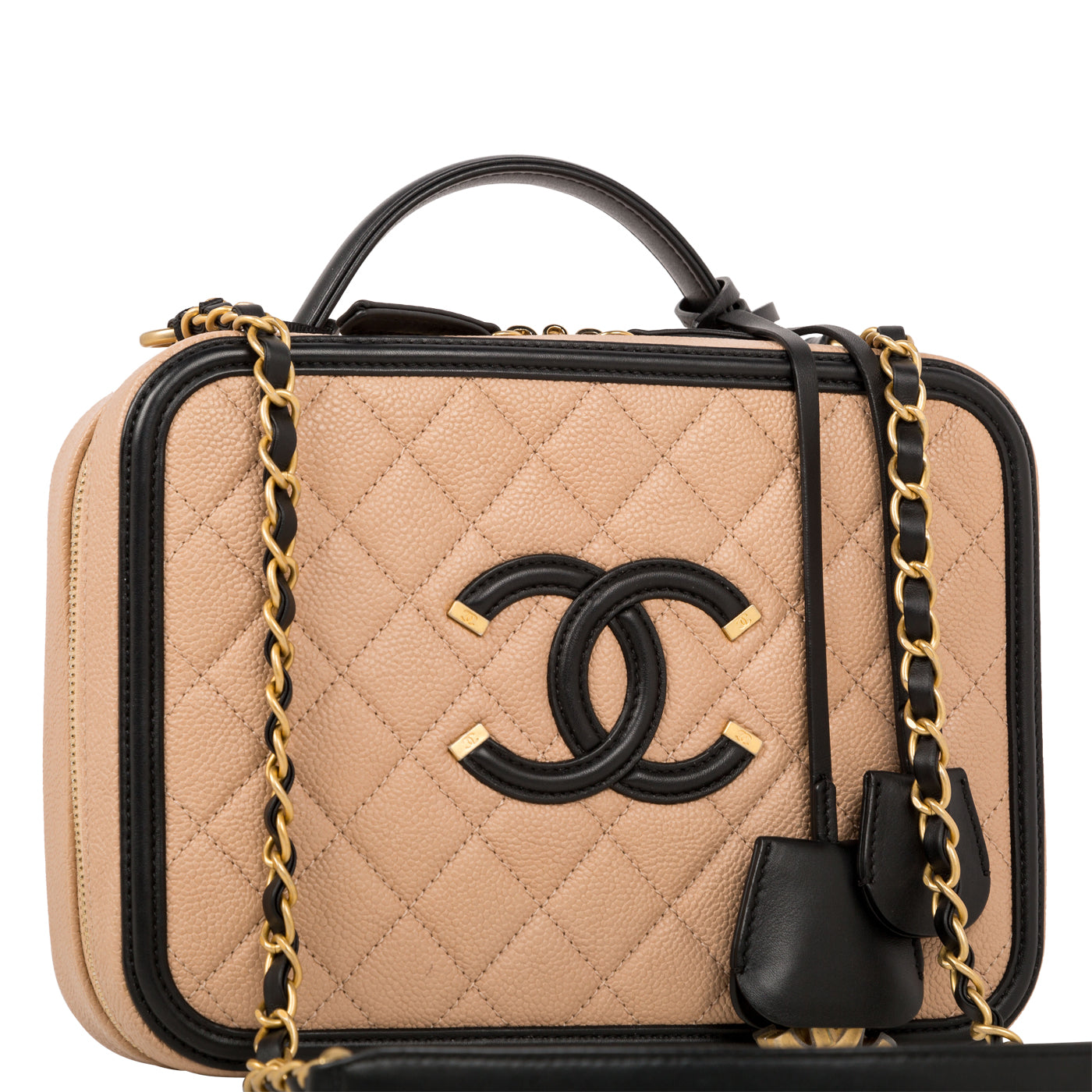 Chanel Large CC Filigree Vanity Case