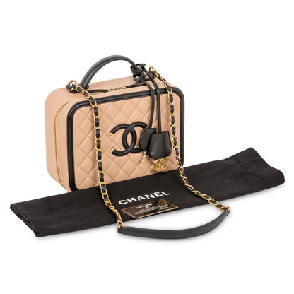 Chanel Large CC Filigree Vanity Case