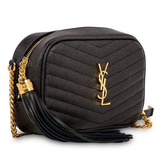 Saint Laurent Lou Mini Leather Crossbody bag