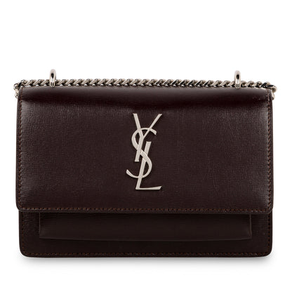 Saint Laurent Mini Sunset Bag - Purple