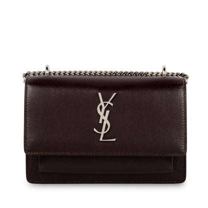 Saint Laurent Mini Sunset Bag - Purple