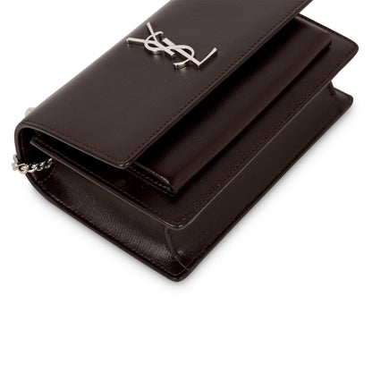 Saint Laurent Mini Sunset Bag - Purple