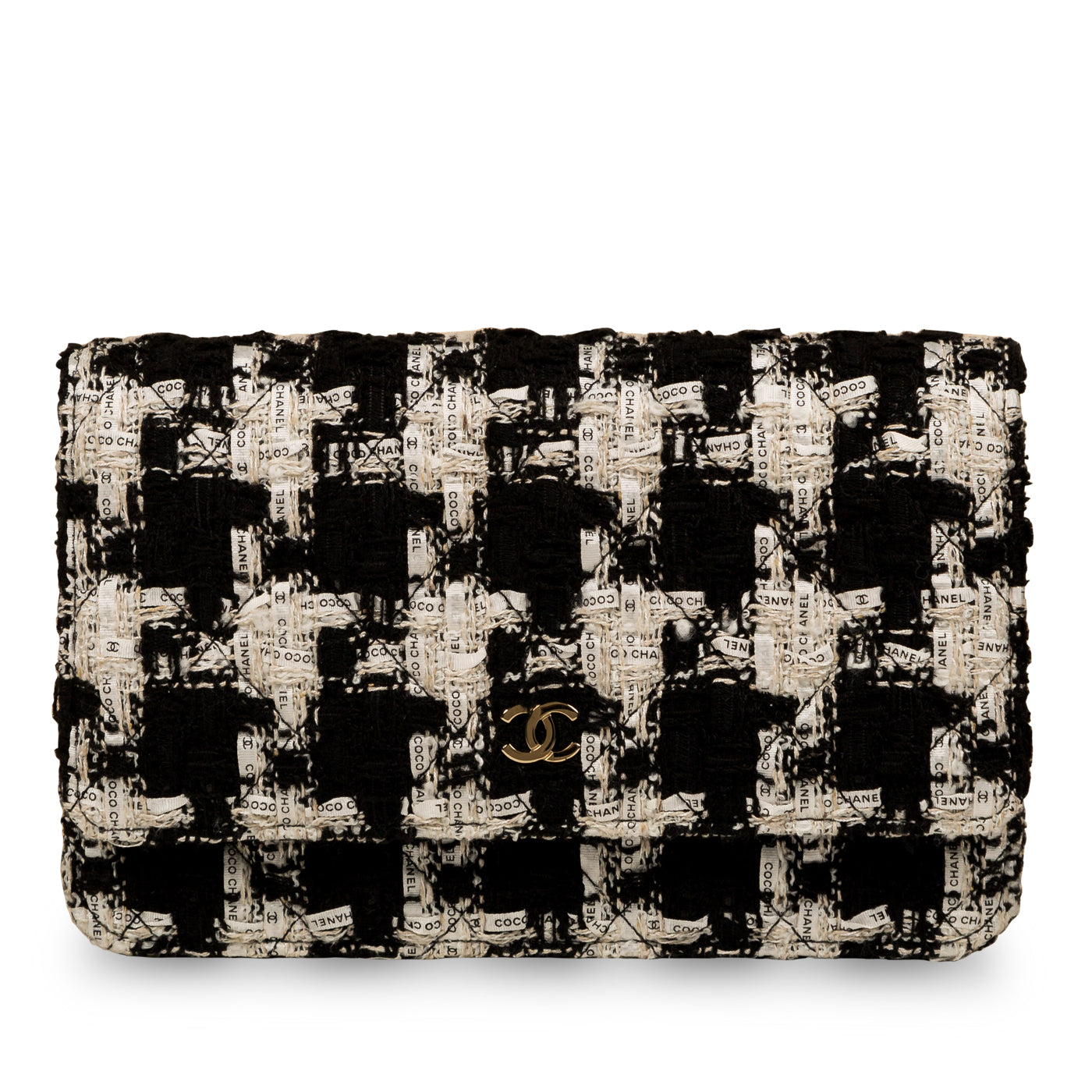 Chanel Wallet on Chain - Tweed/Ribbon 20C