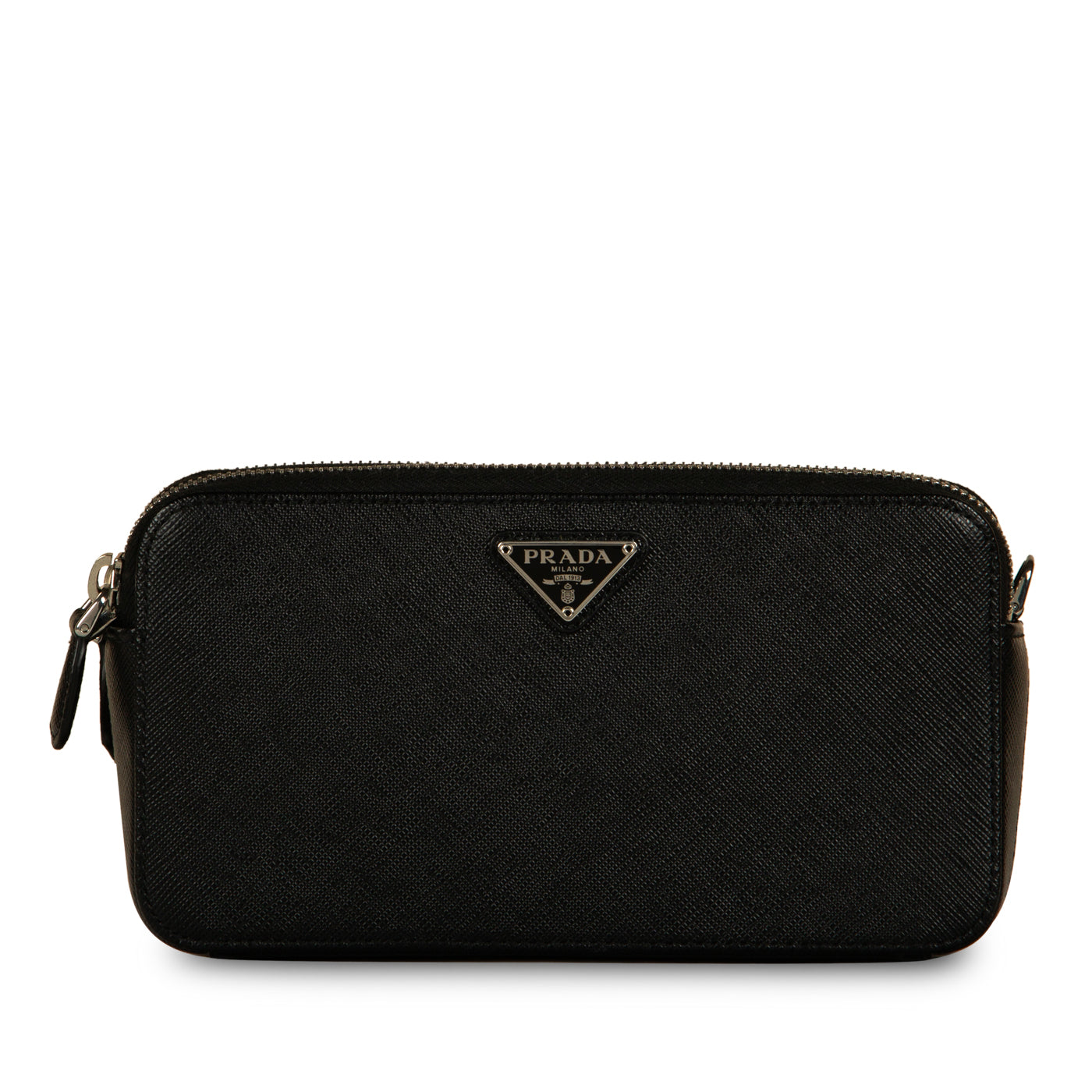 Prada Dual Zip Wallet on Chain